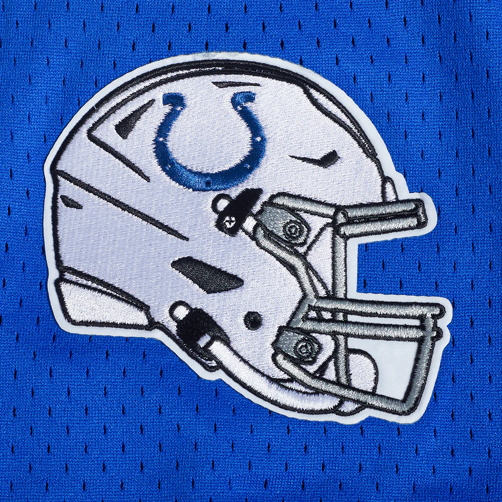 NFL INDIANAPOLIS COLTS ANTHONY RICHARDSON #5 MEN'S MESH BUTTON DOWN SH (ROYAL BLUE) - Image 6