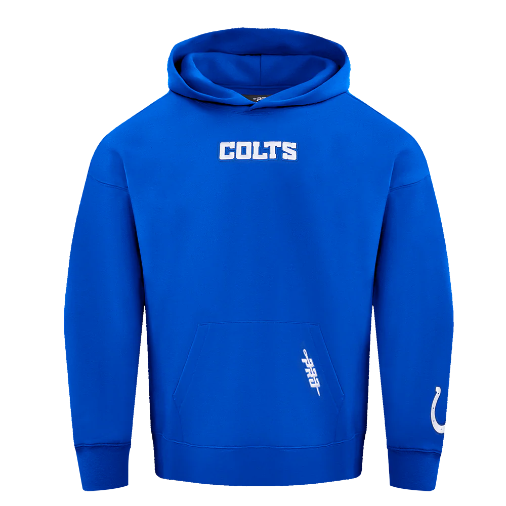 NFL INDIANAPOLIS COLTS WINGSPAN MEN'S DROP SHOULDER FLC PO HOODIE (ROYAL BLUE) - Image 3