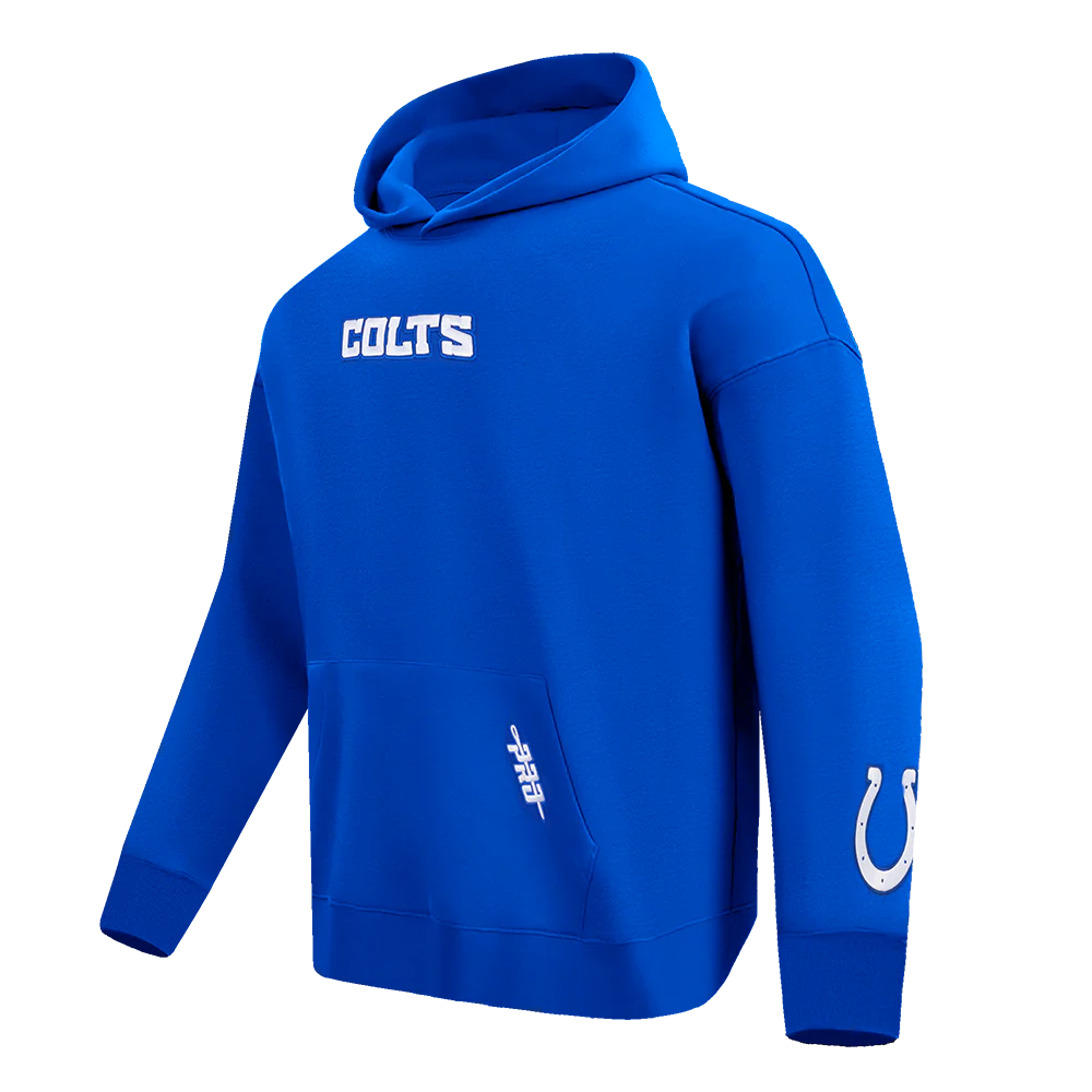 NFL INDIANAPOLIS COLTS WINGSPAN MEN'S DROP SHOULDER FLC PO HOODIE (ROYAL BLUE) - Image 4
