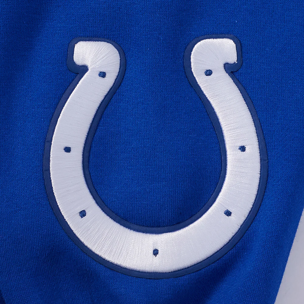 NFL INDIANAPOLIS COLTS WINGSPAN MEN'S DROP SHOULDER FLC PO HOODIE (ROYAL BLUE) - Image 8