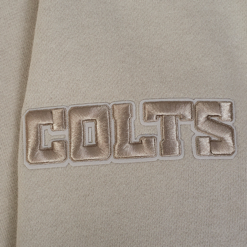 NFL INDIANAPOLIS COLTS NEUTRAL MEN'S DROP SHOULDER FLC CREWNECK (TAUPE) - Image 16