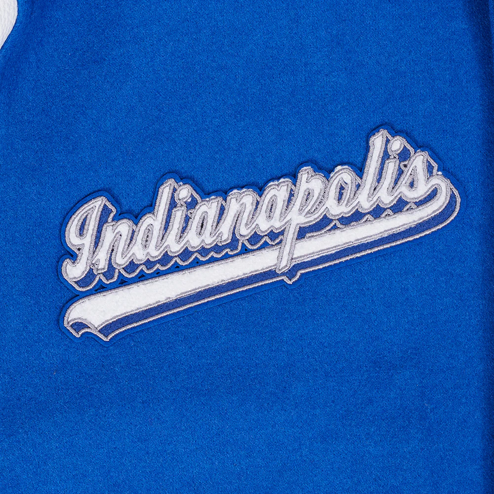 NFL INDIANAPOLIS COLTS SCRIPT TAIL MEN'S RIB WOOL VARSITY (ROYAL BLUE/WHITE) - Image 8