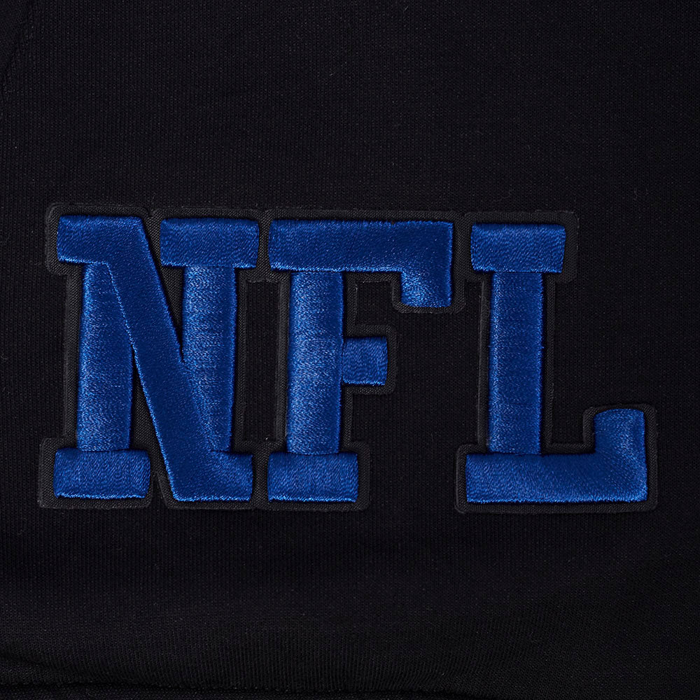 NFL INDIANAPOLIS COLTS PRO GAME DAY MEN'S DBL KNIT JACKET (BLACK/SILVER/WHITE) - Image 7
