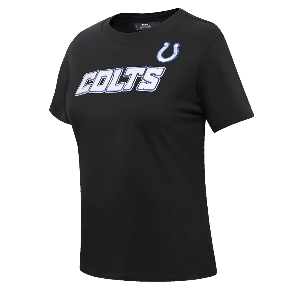 NFL INDIANAPOLIS COLTS CLASSIC SINGLE JERSEY SLIM FIT TEE (BLACK) - Image 2