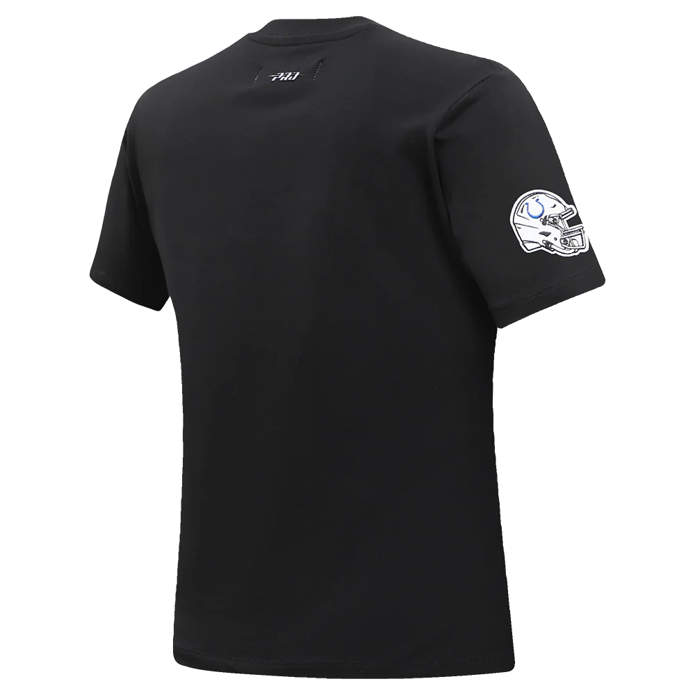 NFL INDIANAPOLIS COLTS CLASSIC SINGLE JERSEY SLIM FIT TEE (BLACK) - Image 3