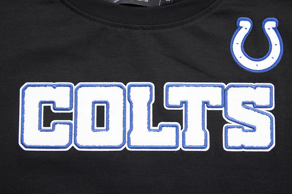 NFL INDIANAPOLIS COLTS CLASSIC SINGLE JERSEY SLIM FIT TEE (BLACK) - Image 5