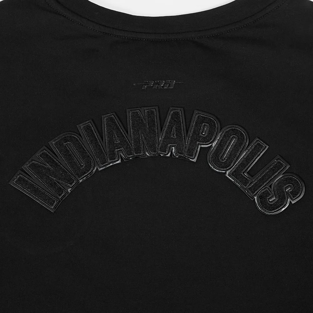 NFL INDIANAPOLIS COLTS TRIPLE BLACK WOMEN'S SINGLE JERSEY BOXY TEE (TRIPLE BLACK WOMEN'S) - Image 7