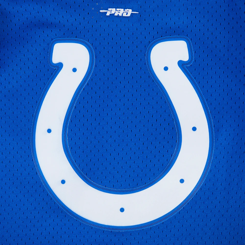NFL INDIANAPOLIS COLTS CLASSIC BIG BOY'S MESH BUTTON DOWN SHIRT (ROYAL BLUE) - Image 5