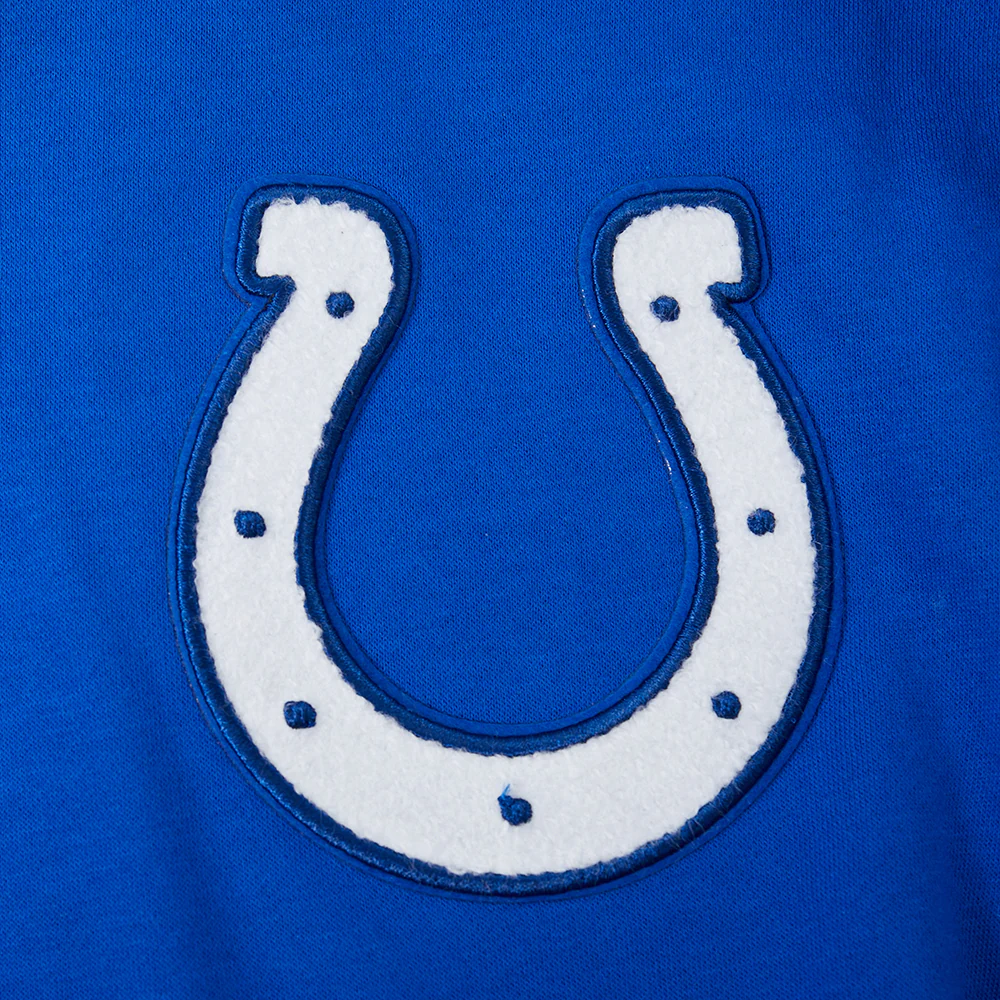 NFL INDIANAPOLIS COLTS CLASSIC BIG BOYS FLEECE PULLOVER HOODIE (ROYAL BLUE) - Image 3