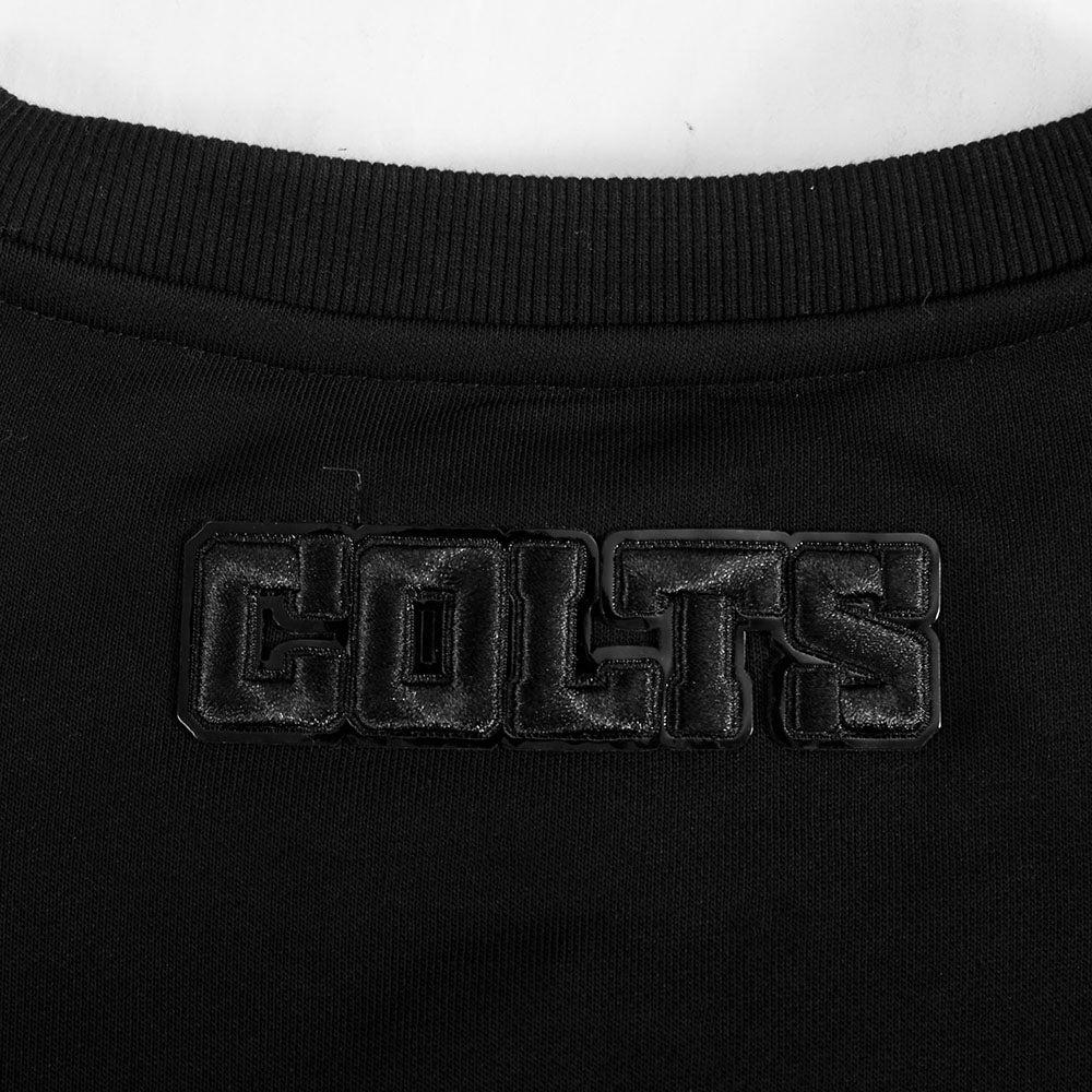 NFL INDIANAPOLIS COLTS TRIPLE BLACK WOMEN'S FLC CREWNECK (TRIPLE BLACK WOMEN'S) - Image 15
