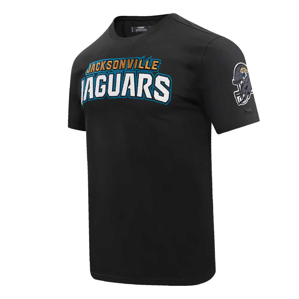 NFL JACKSONVILLE JAGUARS CLASSIC CHENILLE MEN'S TEE (BLACK) - Image 2