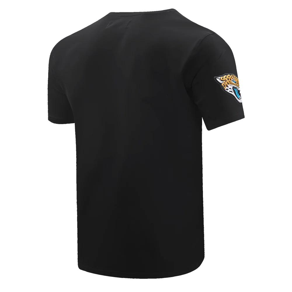 NFL JACKSONVILLE JAGUARS CLASSIC CHENILLE MEN'S TEE (BLACK) - Image 3