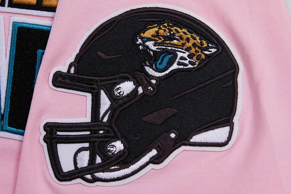 NFL JACKSONVILLE JAGUARS CLASSIC CHENILLE SINGLE JERSEY TEE (PINK) - Image 6
