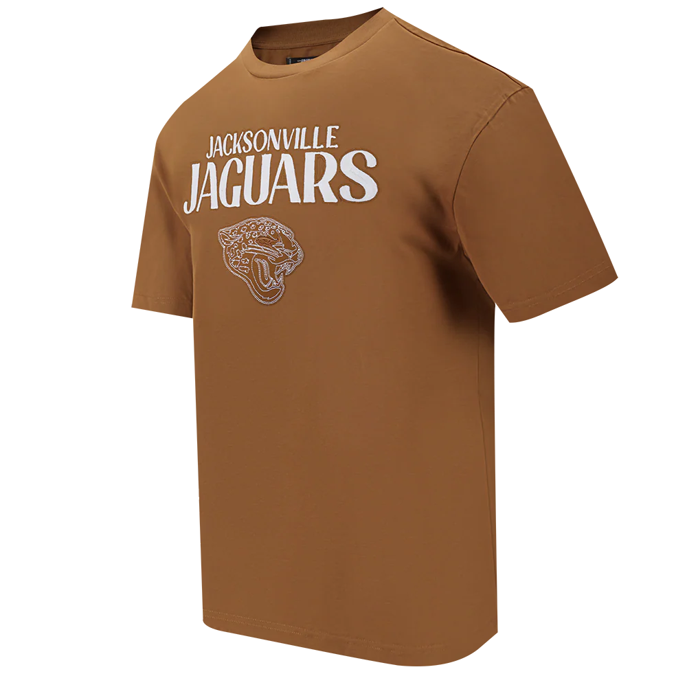 NFL JACKSONVILLE JAGUARS MEN'S DROP SHOULDER TEE (CLAY BROWN) - Image 2