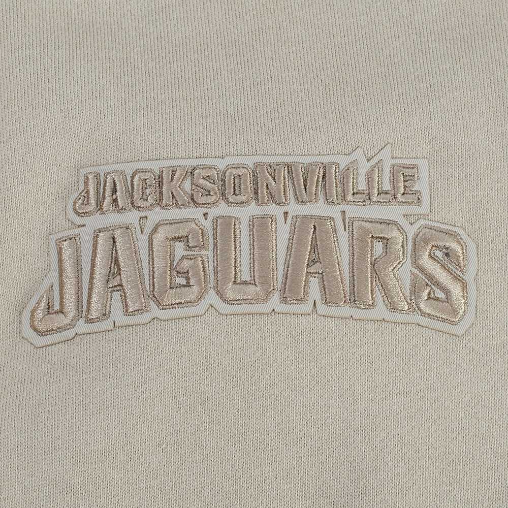 NFL JACKSONVILLE JAGUARS NEUTRAL MEN'S DROP SHOULDER FLC CREWNECK (TAUPE) - Image 6