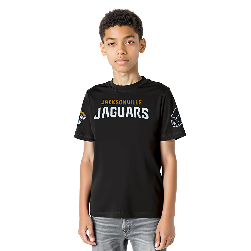 NFL JACKSONVILLE JAGUARS CLASSIC BIG BOY'S SJ TEE (BLACK)