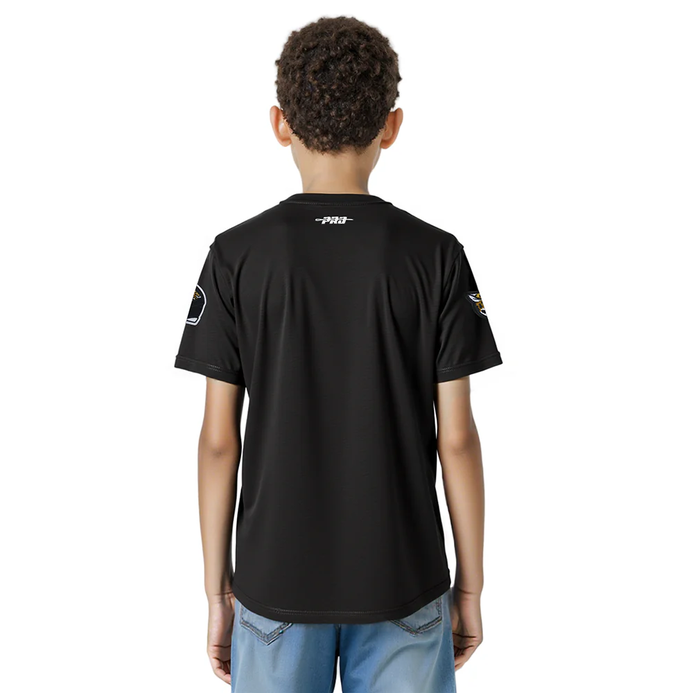 NFL JACKSONVILLE JAGUARS CLASSIC BIG BOY'S SJ TEE (BLACK) - Image 2