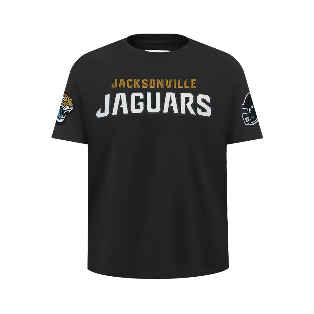 NFL JACKSONVILLE JAGUARS CLASSIC BIG BOY'S SJ TEE (BLACK) - Image 3