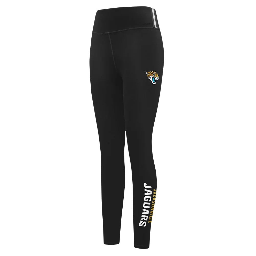NFL JACKSONVILLE JAGUARS CLASSIC WOMEN'S HW JERSEY LEGGING (BLACK)