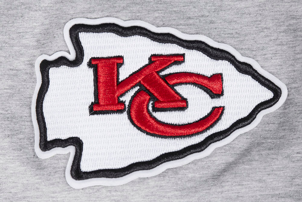 NFL KANSAS CITY CHIEFS SCRIPT TAIL MEN'S TEE (HEATHER GREY) - Image 7