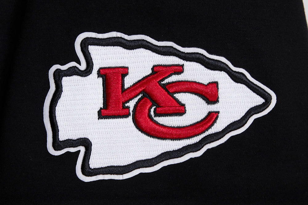 NFL KANSAS CITY CHIEFS CLASSIC CHENILLE MEN'S TEE (BLACK) - Image 6