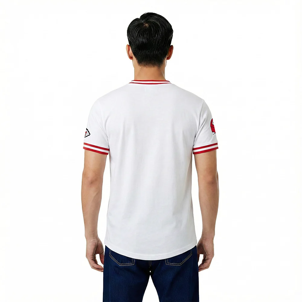 NFL KANSAS CITY CHIEFS CLASSIC CHENILLE MEN'S TEE (WHITE) - Image 2