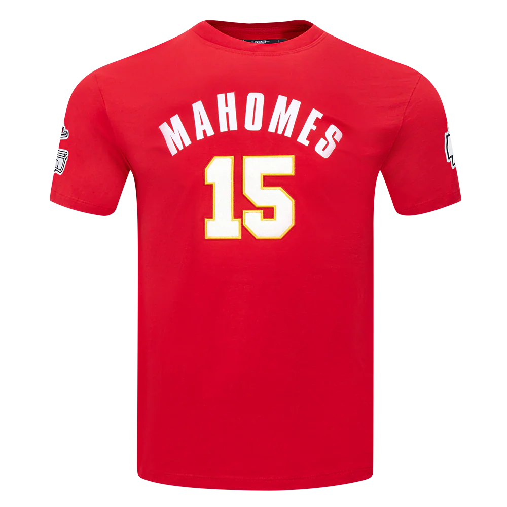 NFL KANSAS CITY CHIEFS PATRICK MAHOMES #15 MEN'S TEE (RED)