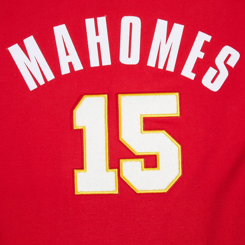 NFL KANSAS CITY CHIEFS PATRICK MAHOMES #15 MEN'S TEE (RED) - Image 5