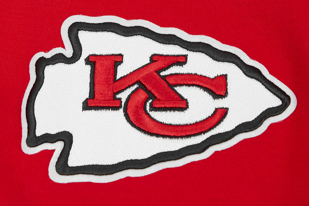 NFL KANSAS CITY CHIEFS CLASSIC MEN'S WARM UP JACKET (RED/BLACK) - Image 5