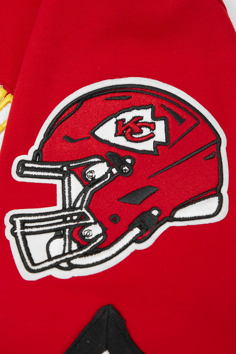 NFL KANSAS CITY CHIEFS CLASSIC MEN'S WARM UP JACKET (RED/BLACK) - Image 6