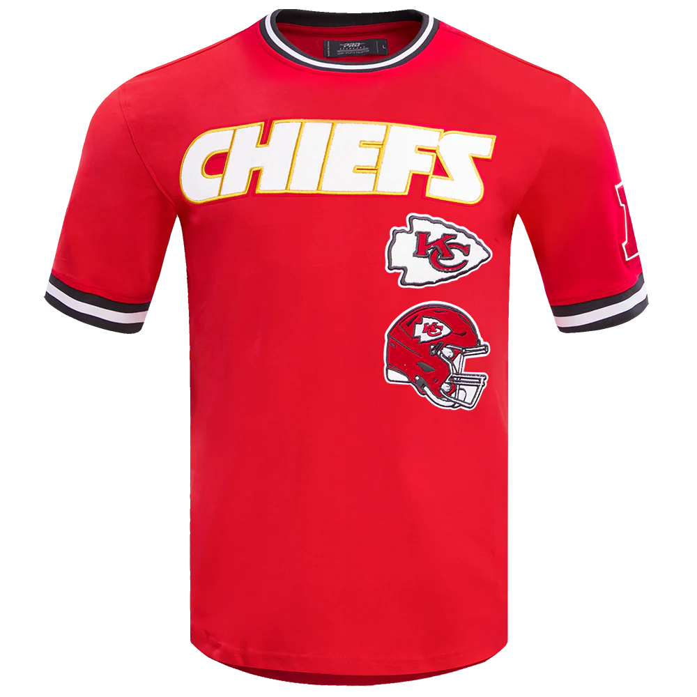 NFL KANSAS CITY CHIEFS RETRO CLASSIC MEN'S TEE (RED/BLACK)