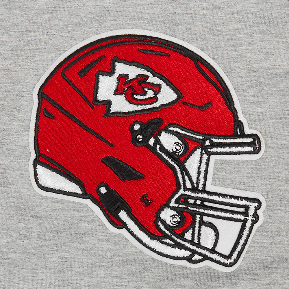 NFL KANSAS CITY CHIEFS OLD ENGLISH MEN'S TEE (HEATHER GREY) - Image 6