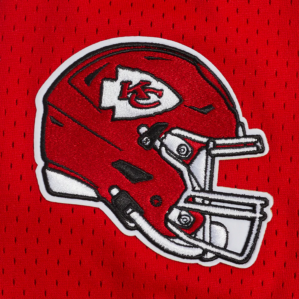 NFL KANSAS CITY CHIEFS TRAVIS KELCE #87 CLASSIC MEN'S MESH BUTTON DO (RED) - Image 6
