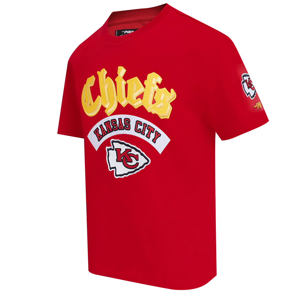 NFL KANSAS CITY CHIEFS BEST OF MEN'S DROP SHOULDER TEE (RED) - Image 4