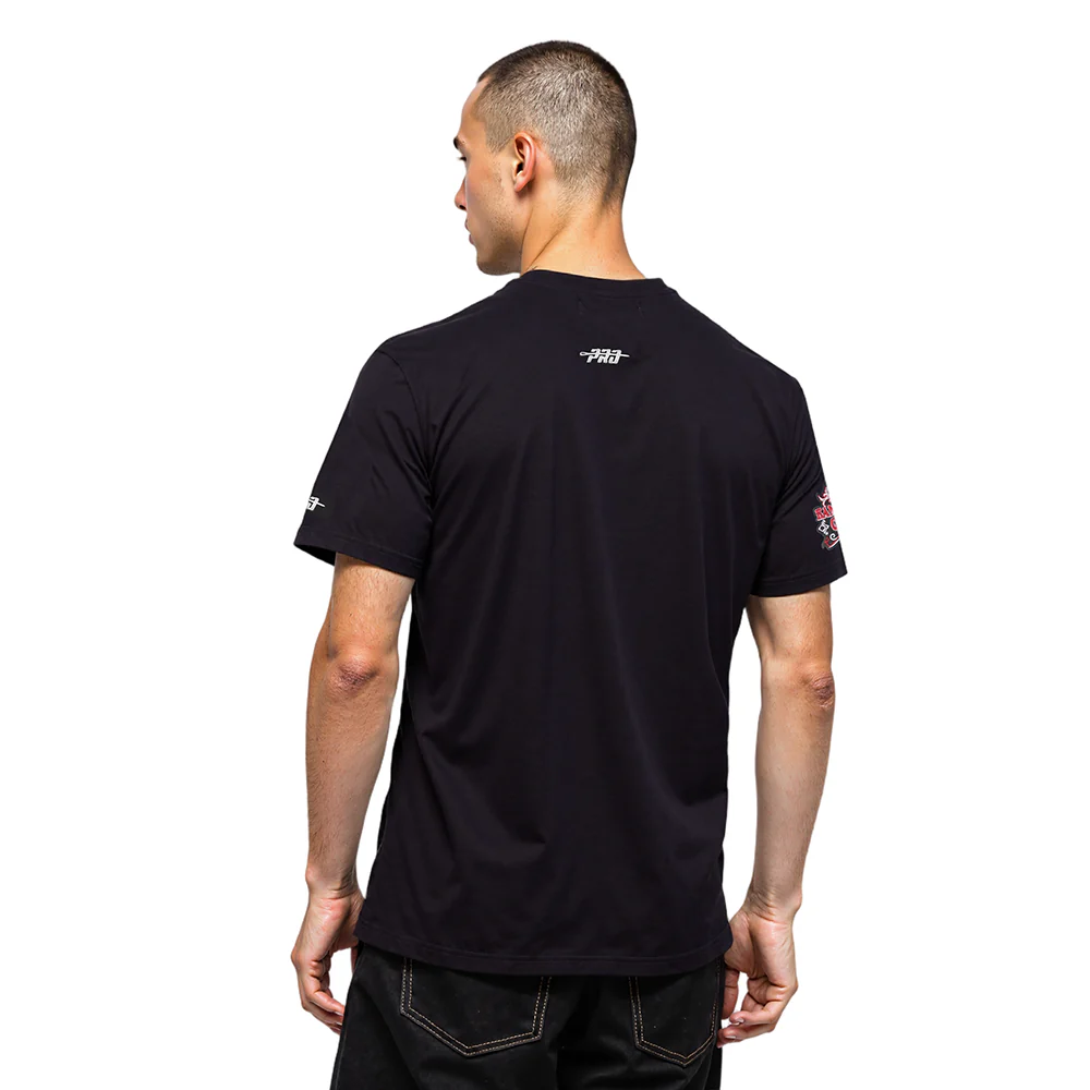 NFL KANSAS CITY CHIEFS REBEL ATHLETICS STACKED LOGO MEN'S SJ TEE (BLACK) - Image 2