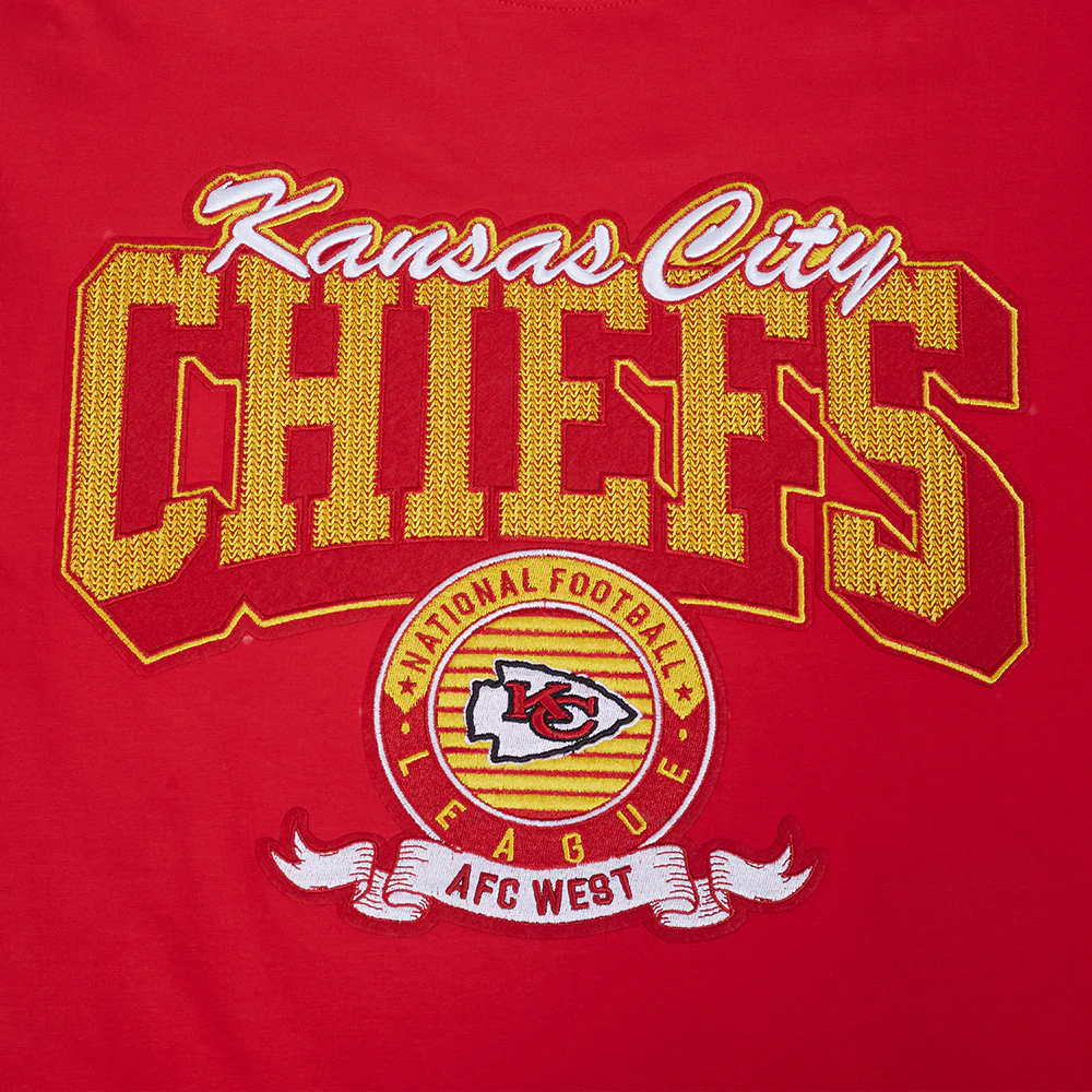 NFL KANSAS CITY CHIEFS TEAM BADGE MEN'S SJ TEE (RED) - Image 10