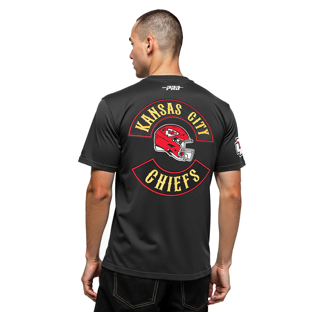 NFL KANSAS CITY CHIEFS BORN FOR SPORT MEN'S SJ TEE (BLACK) - Image 2