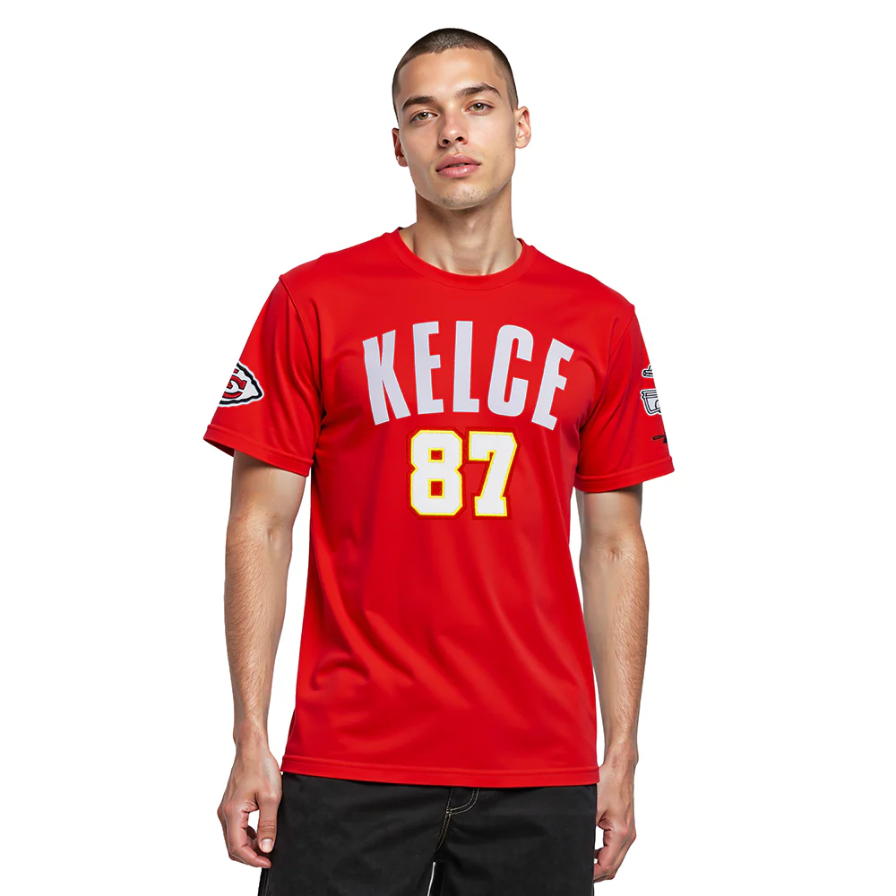 NFL KANSAS CITY CHIEFS TRAVIS KELCE #87 CLASSIC PNN MEN'S SJ TEE