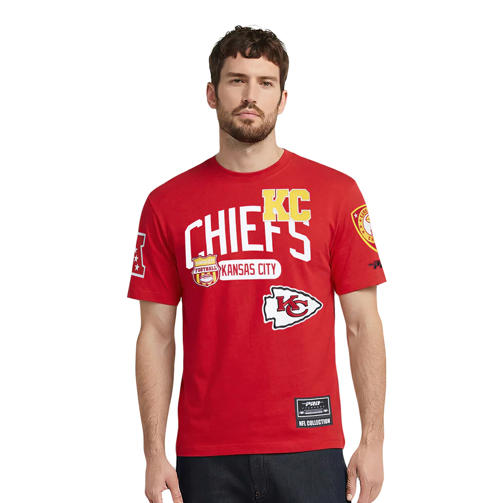 NFL KANSAS CITY CHIEFS LETTERMAN MEN'S S/S TEE (RED)