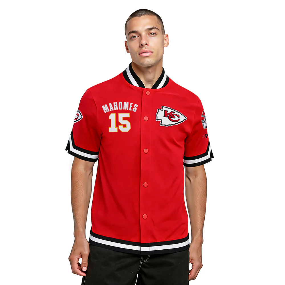 NFL KANSAS CITY CHIEFS PATRICK MAHOMES #15 CLASSIC PNN MEN'S DK WARM (RED/BLACK)