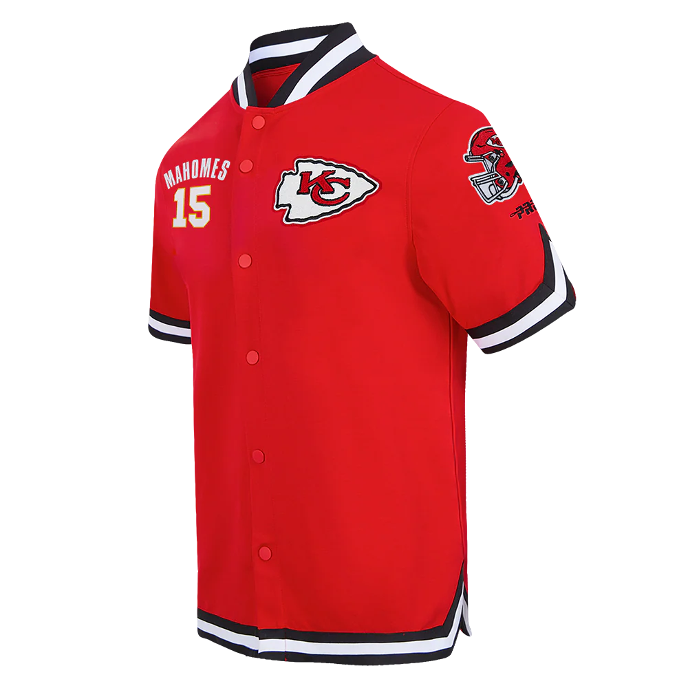 NFL KANSAS CITY CHIEFS PATRICK MAHOMES #15 CLASSIC PNN MEN'S DK WARM (RED/BLACK) - Image 3