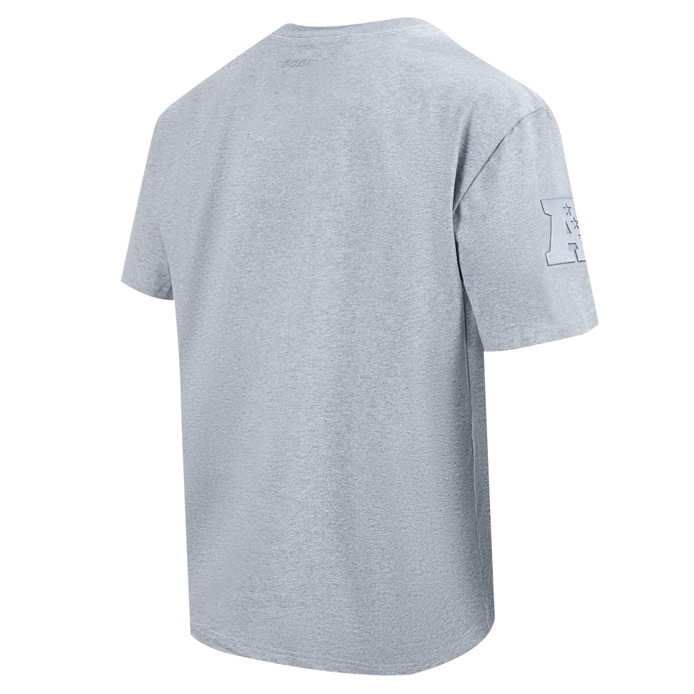 NFL KANSAS CITY CHIEFS NEUTRAL MEN'S DROP SHOULDER TEE (DARK HEATHER GRAY) - Image 4
