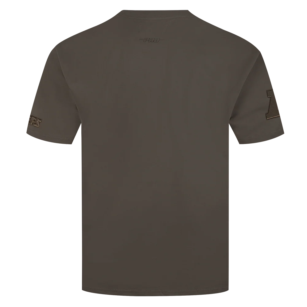 NFL KANSAS CITY CHIEFS NEUTRAL DROP SHOULDER MEN'S TEE (DARK TAUPE) - Image 3