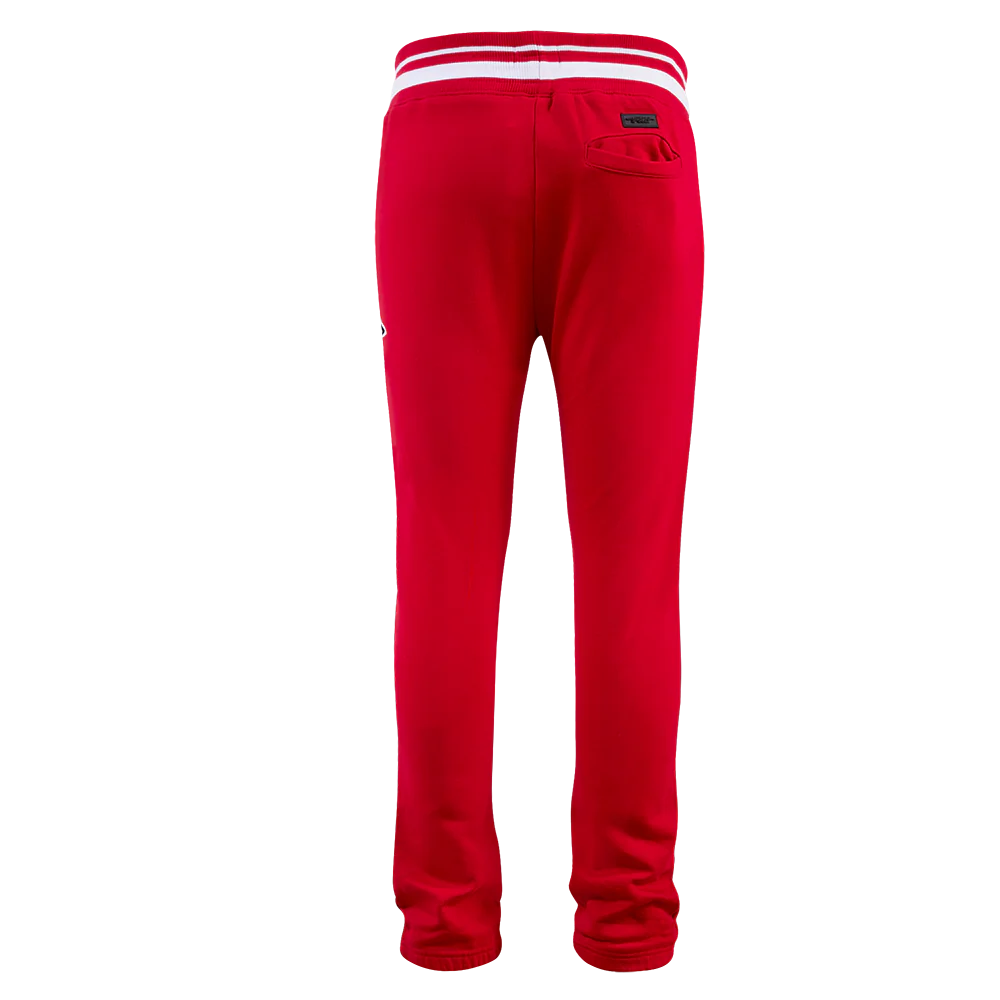 NFL KANSAS CITY CHIEFS SCRIPT TAIL MEN'S RIB FLEECE SWEATPANT (RED) - Image 3