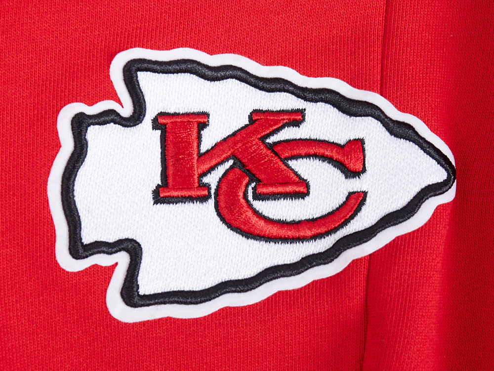 NFL KANSAS CITY CHIEFS SCRIPT TAIL MEN'S RIB FLEECE SWEATPANT (RED) - Image 5