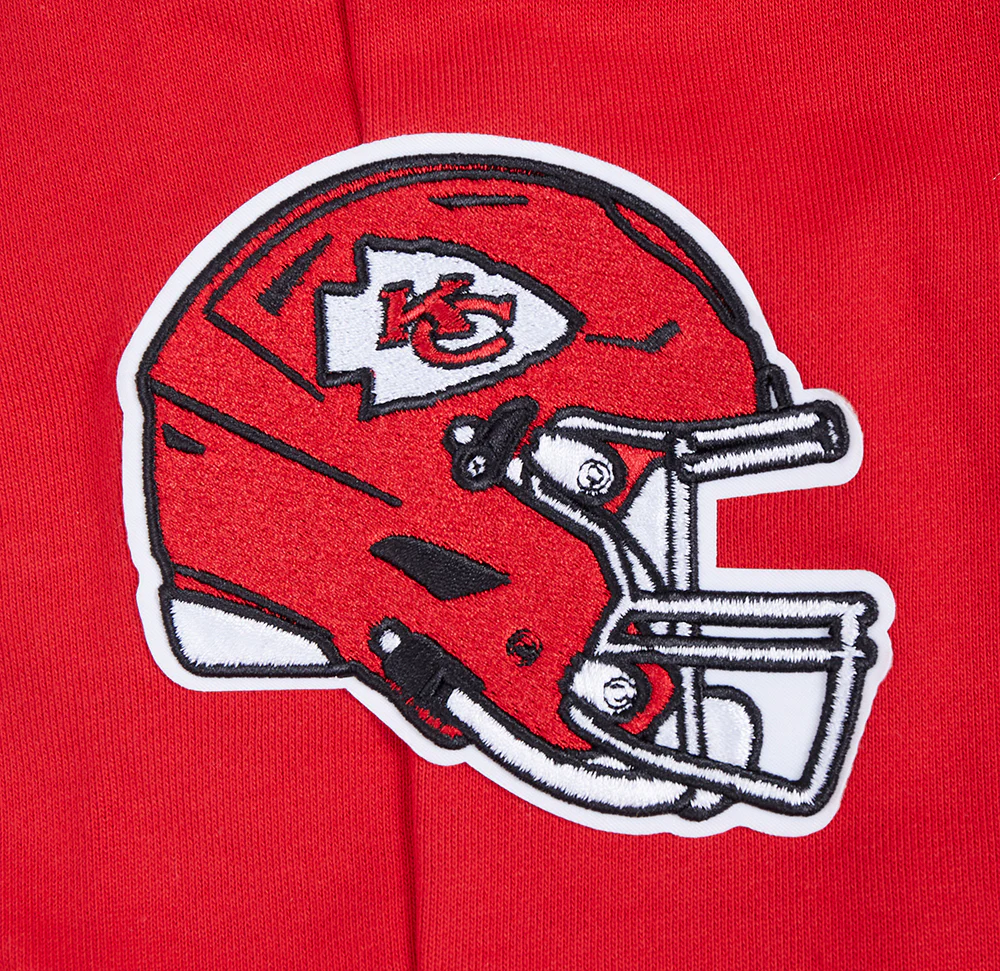 NFL KANSAS CITY CHIEFS SCRIPT TAIL MEN'S RIB FLEECE SWEATPANT (RED) - Image 7