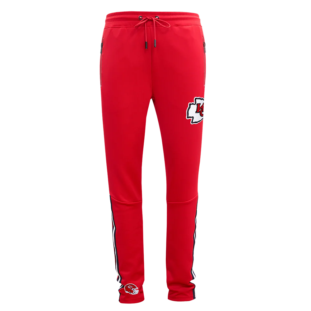 NFL KANSAS CITY CHIEFS CLASSIC MEN'S DK TRACK PANT (RED) - Image 2