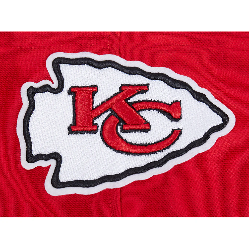 NFL KANSAS CITY CHIEFS SCRIPT TAIL MEN'S RIB FLEECE PULLOVER HOODIE (RED) - Image 12