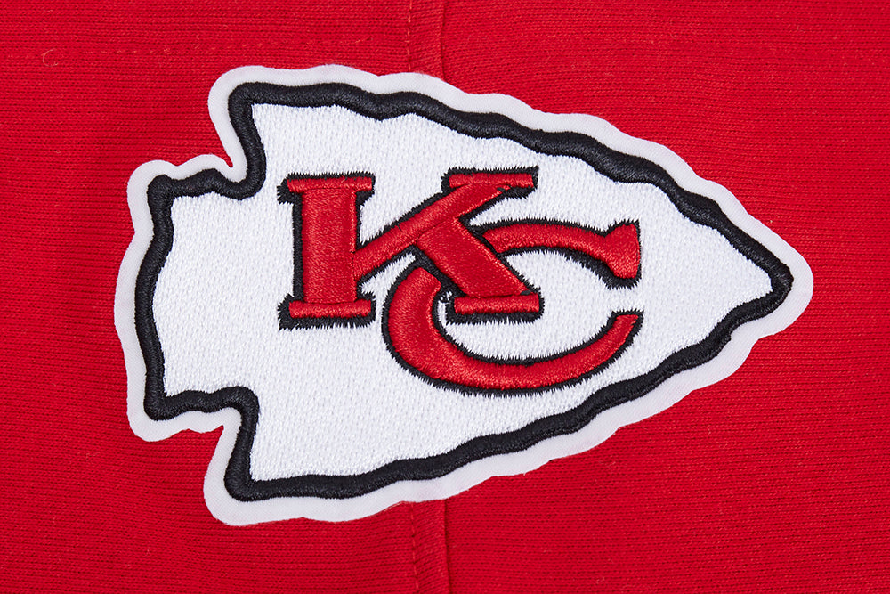 NFL KANSAS CITY CHIEFS SCRIPT TAIL MEN'S RIB FLEECE PULLOVER HOODIE (RED) - Image 13