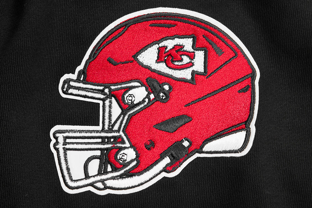 NFL KANSAS CITY CHIEFS CLASSIC BRISTLE MEN'S CREWNECK (BLACK) - Image 6